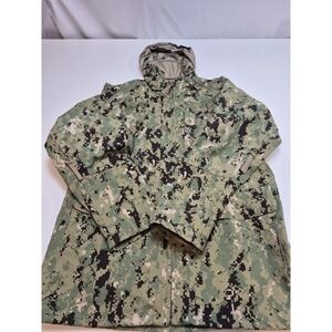 Valley Apparel Parka Jacket Mens MT Camo US Navy Type III Hooded Waterproof
